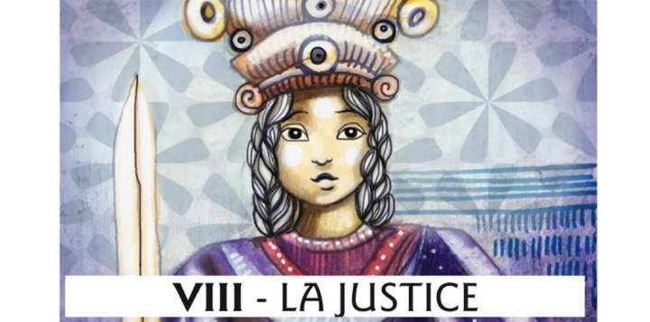 tarot de marseille la justice